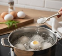 ليس للتقشير.. سر وضع الملح عند سلق البيض