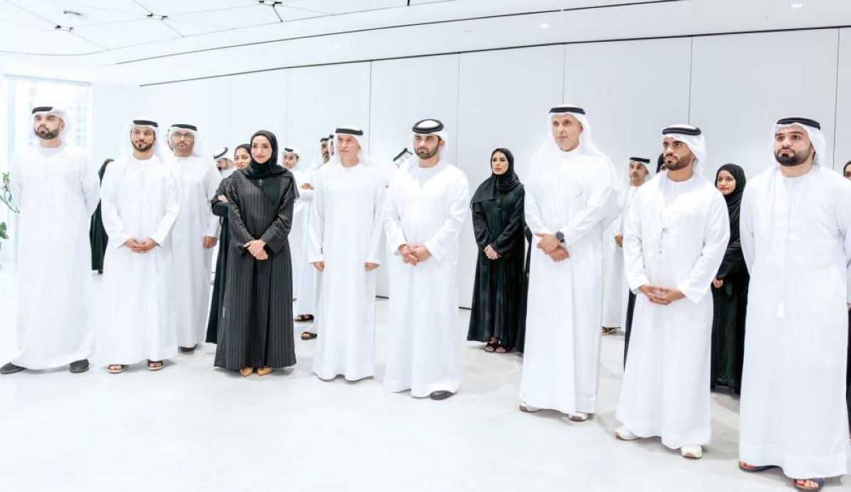 منصور بن محمد خلال التخريج بحضور طلال بالهول وأحمد بورقيبه وقادة التطوع