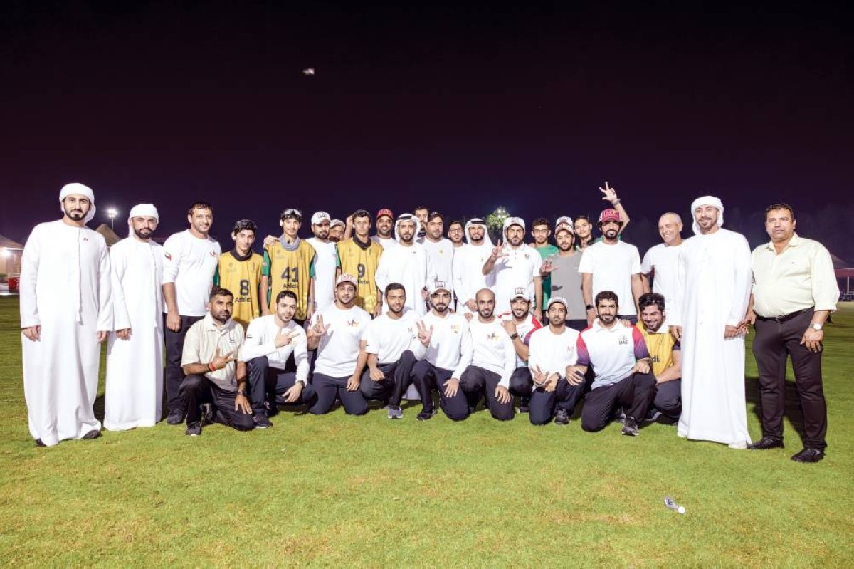 منتخبنا الوطني للقدرة يحتفل بذهبية مسابقة الفرق مع بعثة الإمارات