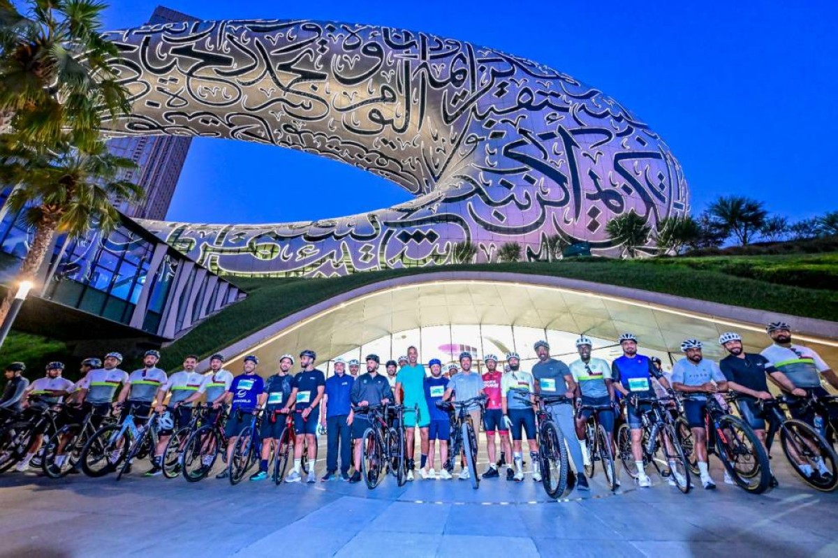 مشاركة قياسية في تحدي دبي للدراجات الهوائية
