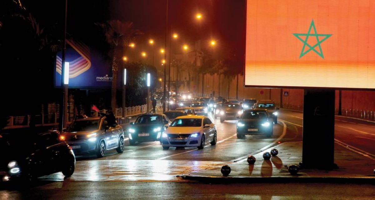 مركبات تجوب شوارع الدار البيضاء احتفالاً بقرار مجلس الأمن