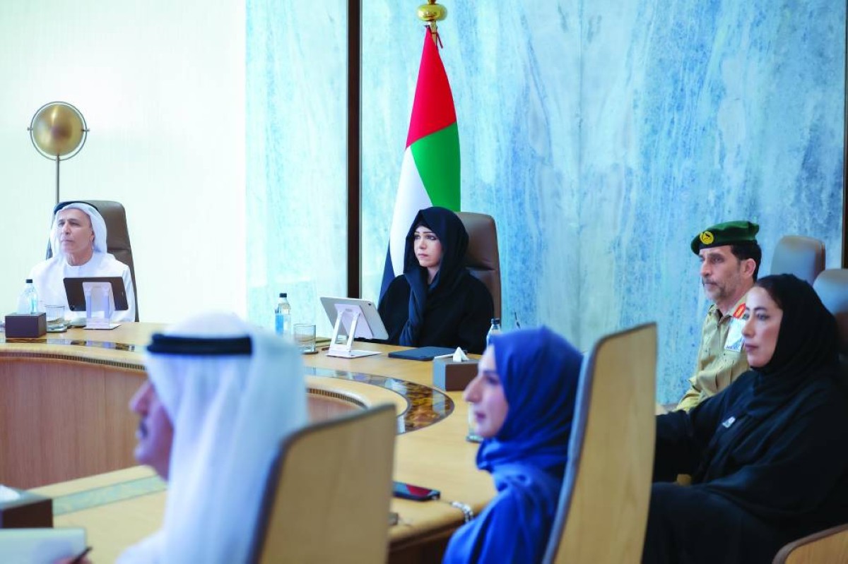 
سموها خلال الاجتماع بحضور مطر الطاير وعبدالله المري ومنى المري وهالة بدري 