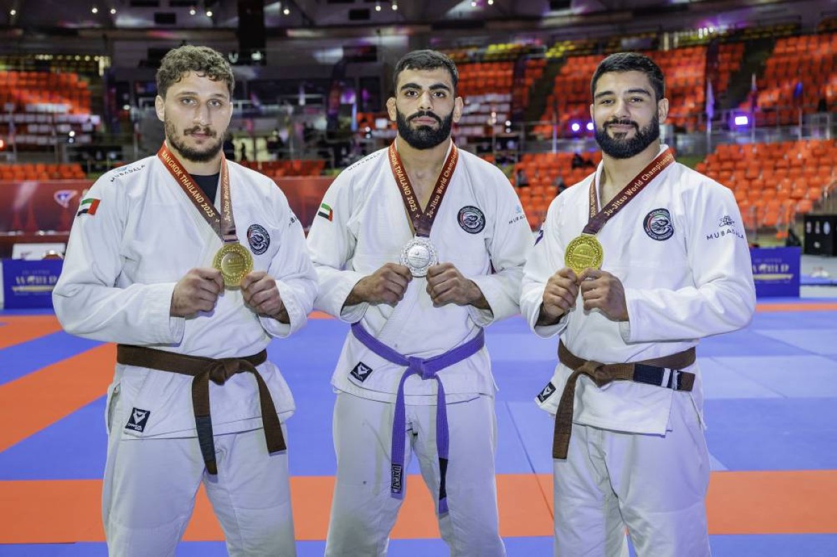 جوجيتسو الإمارات يتصدر بطولة العالم بتايلاند