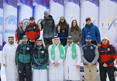 5 دول تحصد المراكز الأولى في بطولة الإمارات للتزلج المتعرج