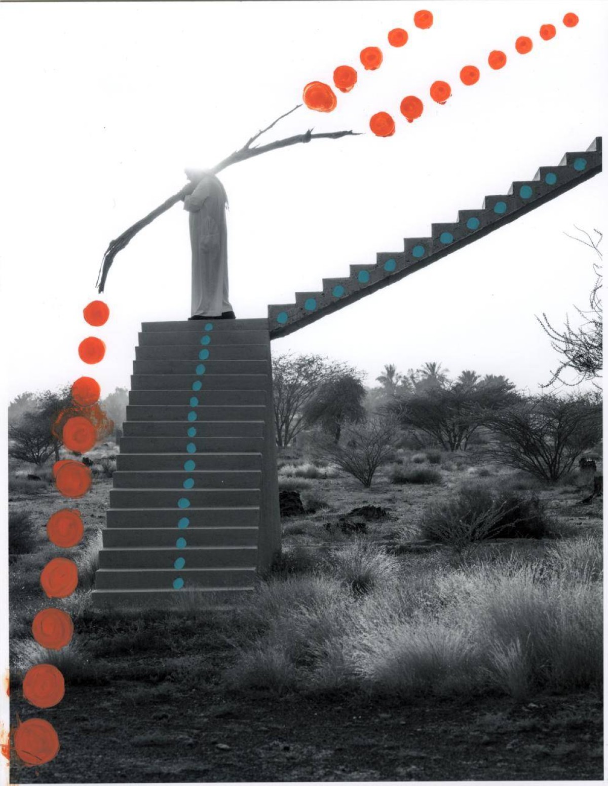 تفاعل مع مكان مهجور يدل على نشاط إنساني سابق