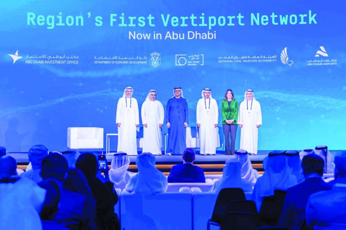أبوظبي تطلق شبكة من مهابط الطائرات العمودية الكهربائية لدعم تشغيل التاكسي الطائر