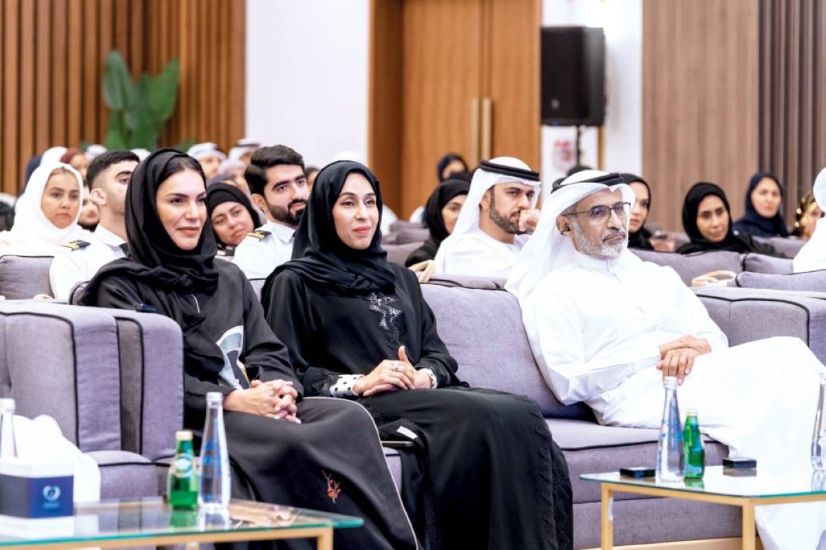 خلال الفعالية بحضور حصة بوحميد وسيف السويدي وميثاء الشامسي