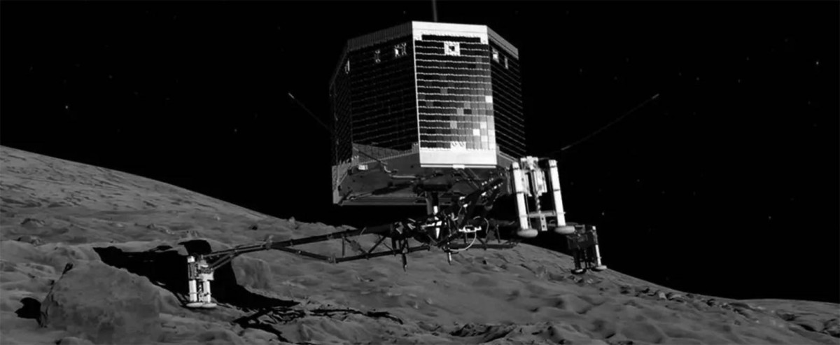 2014  مسبار فيلة التابع لروزيتا ينجح في الهبوط على سطح مذنب «67 بي» للمرة الأولى في التاريخ.