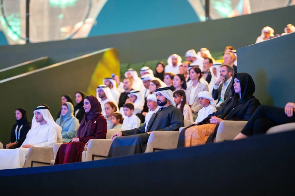 منصور بن محمد يشهد حفل افتتاح «آيكوم دبي 2025» في مدينة إكسبو