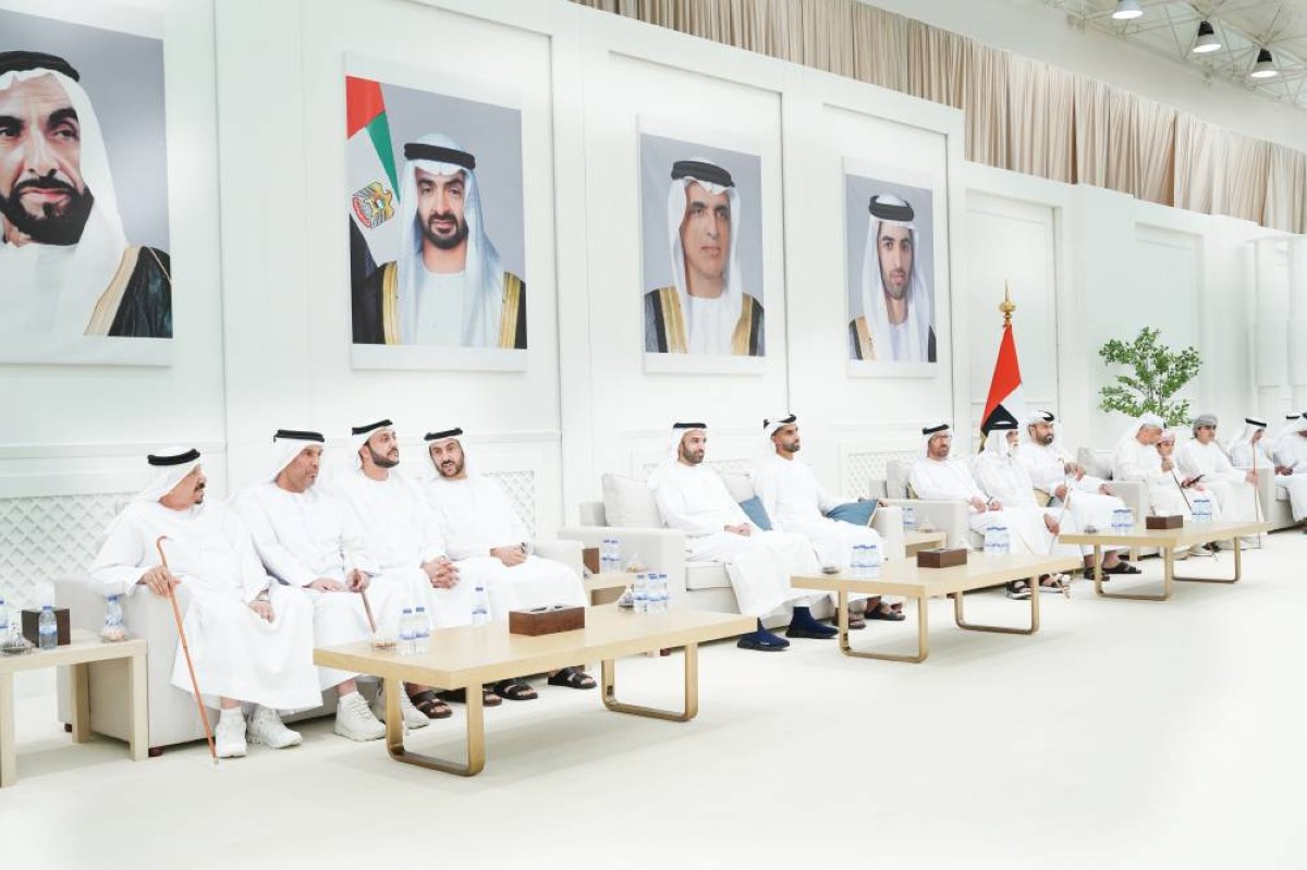 محمد بن سعود خلال الحفل بحضور خالد بن سعود