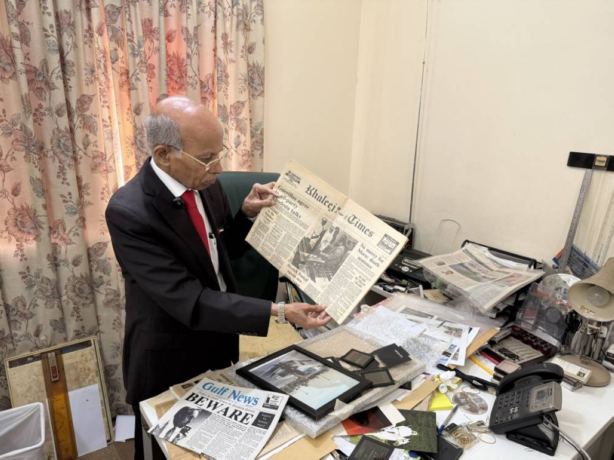 يعد جزءاً من ذاكرة دبي .. "راميش" مصمم إعلانات هندي أوصلته الإمارات إلى "غينيس"