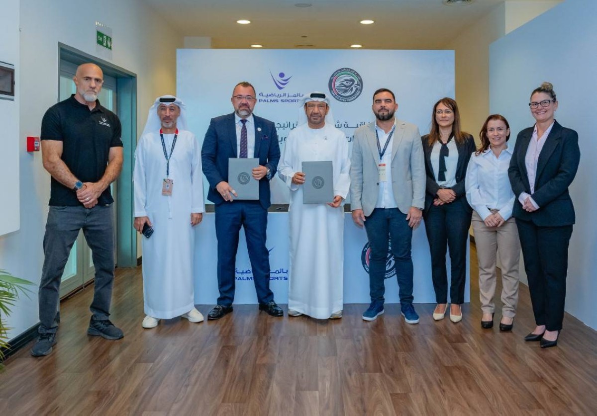 اتحاد الجوجيتسو والفنون القتالية المختلطة يوقع اتفاقية تعاون مع شركة بالمز الرياضية