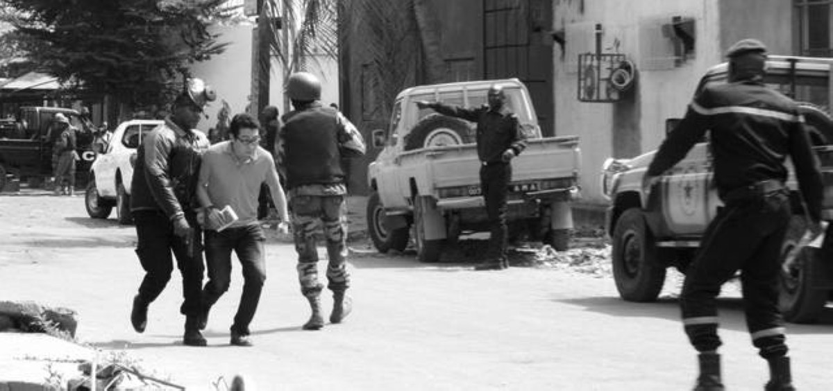 2015 - مسلحون يحتجزون 170 شخصاً في فندق راديسون بلو في باماكو بمالي.