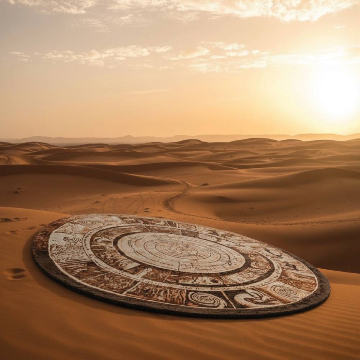 أحد أعمال مجموعة «همسات الصحراء»