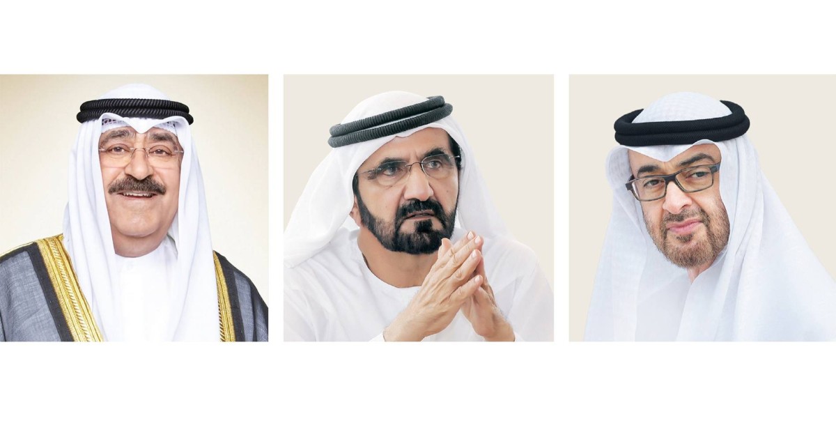 محمد بن زايد ومحمد بن راشد: علاقاتنا مع الكويت محبة وقربى وأخوّة لا يغيّرها الزمن