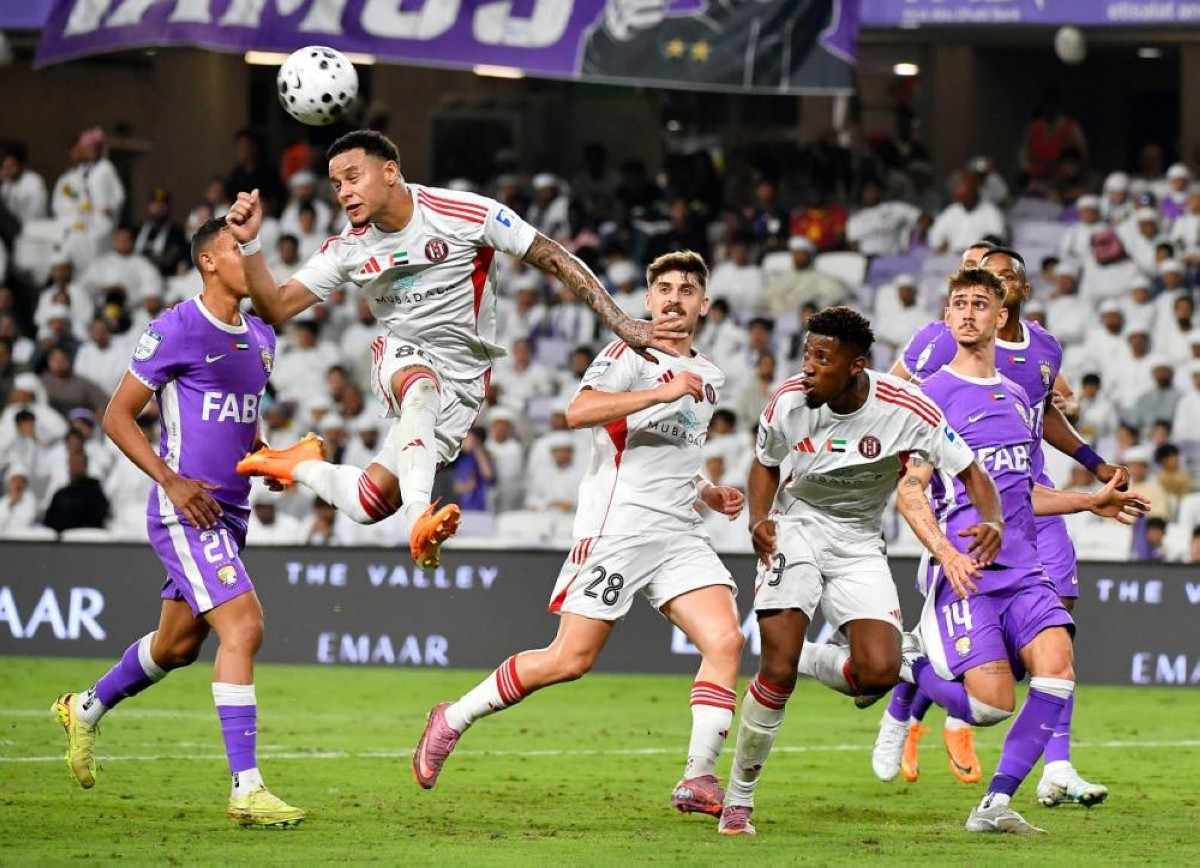 العين والجزيرة يتعادلان 1 ـ 1 ويحافظان على موقعيهما في لائحة ترتيب الدوري