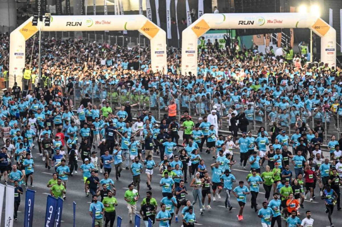 مشاركة قياسية جديدة في تحدي دبي للجري