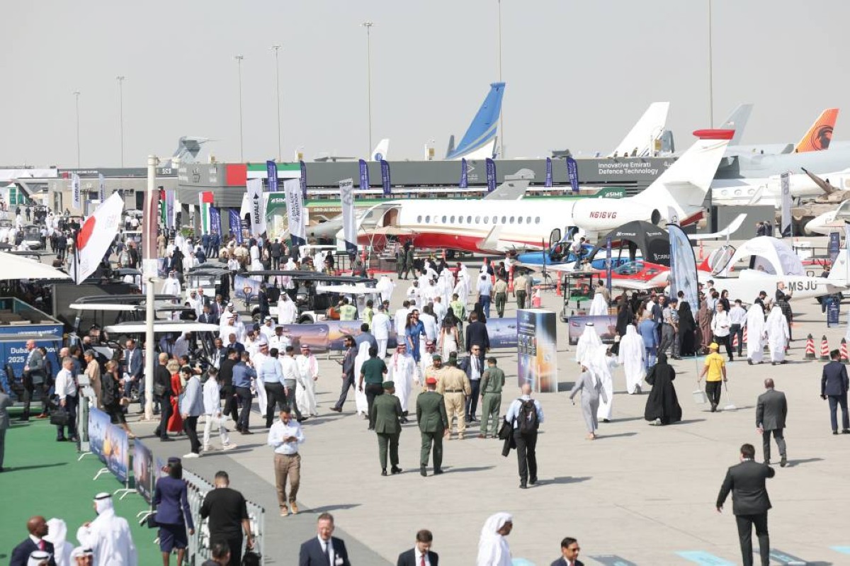 مشاركة قياسية في دورة 2025 من معرض دبي للطيران