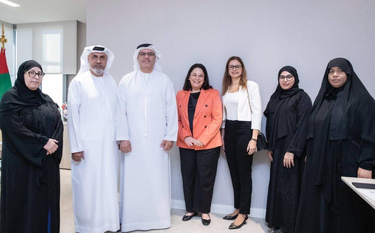 مسؤولو وزارة الاقتصاد والسياحة خلال لقاء وفد خبراء المنظمة العالمية للملكية الفكرية