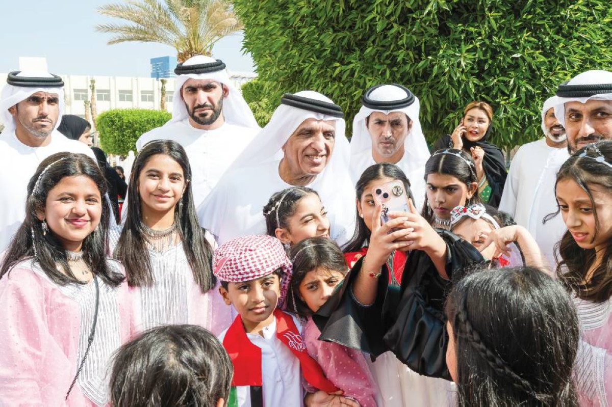 سعود بن صقر خلال الاحتفال