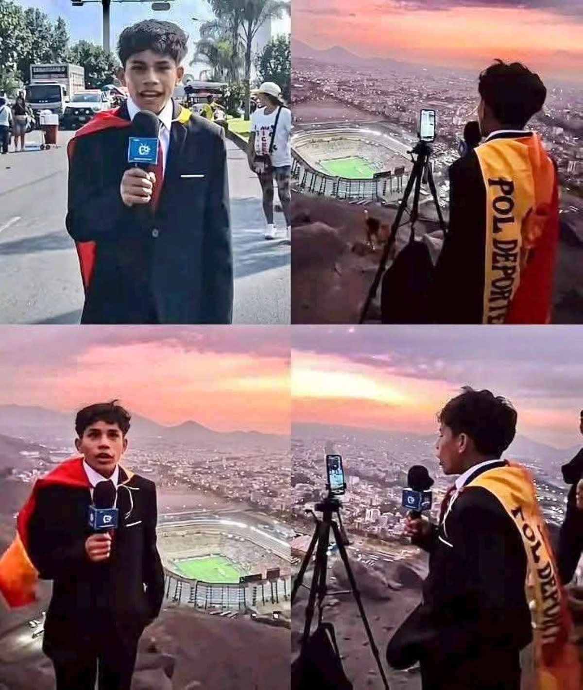 ابن الـ15 عاماً بث نهائي «ليبرتادوريس» من الجبل.. فتابعه 10 ملايين مشاهدة