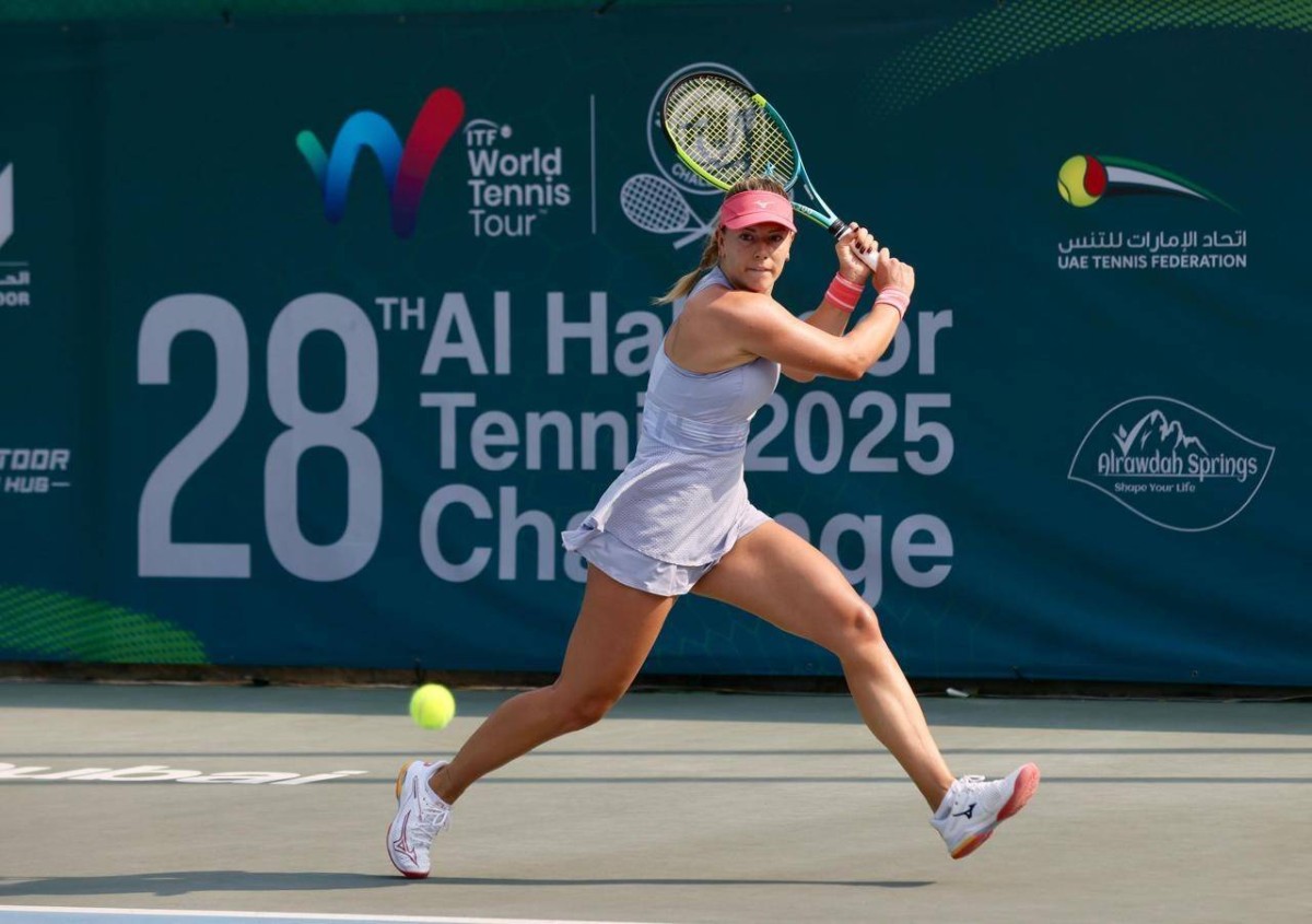 المجرية دالما المصنفة الأولى تودع دولية الحبتور للتنس