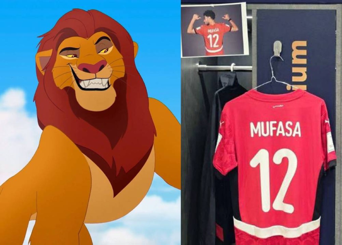 «موفاسا» الأسد الملك يظهر في غرفة ملابس «الفراعنة» بكأس العرب