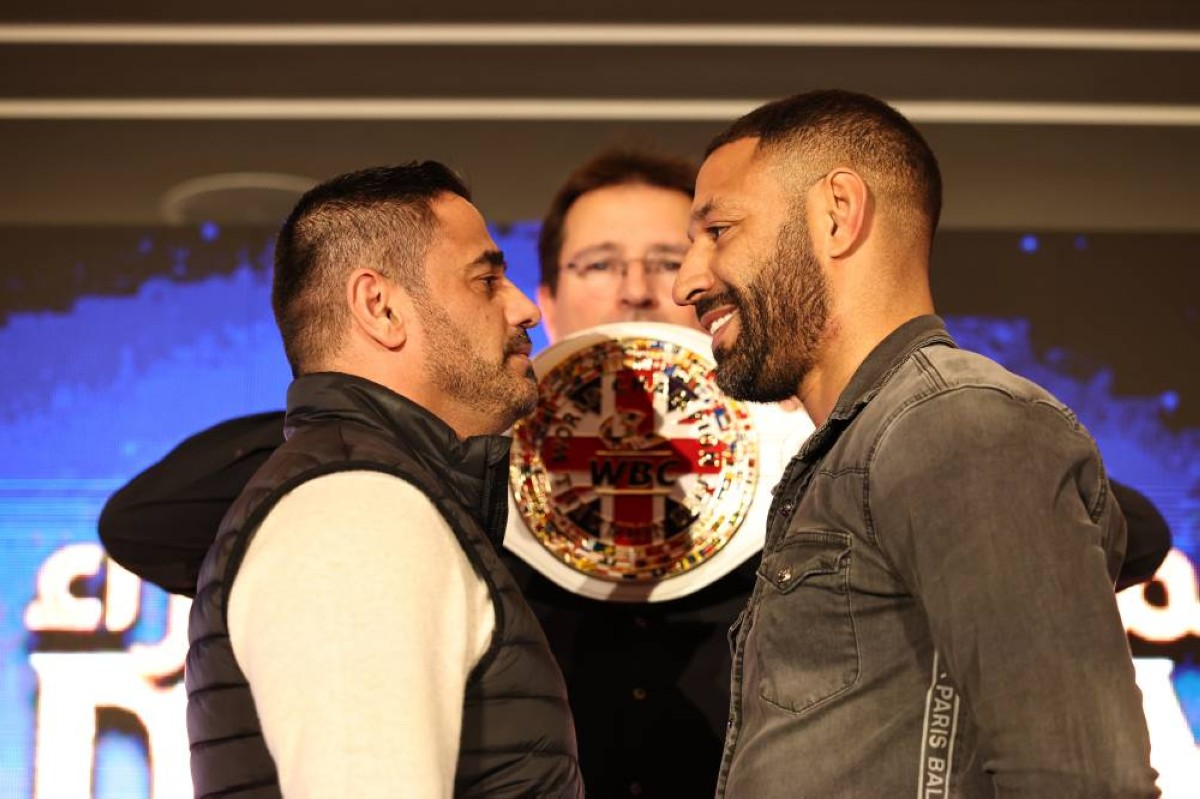 الترويج لنزال الملاكم الإماراتي عيسى الدح ومنافسه بروك في لندن