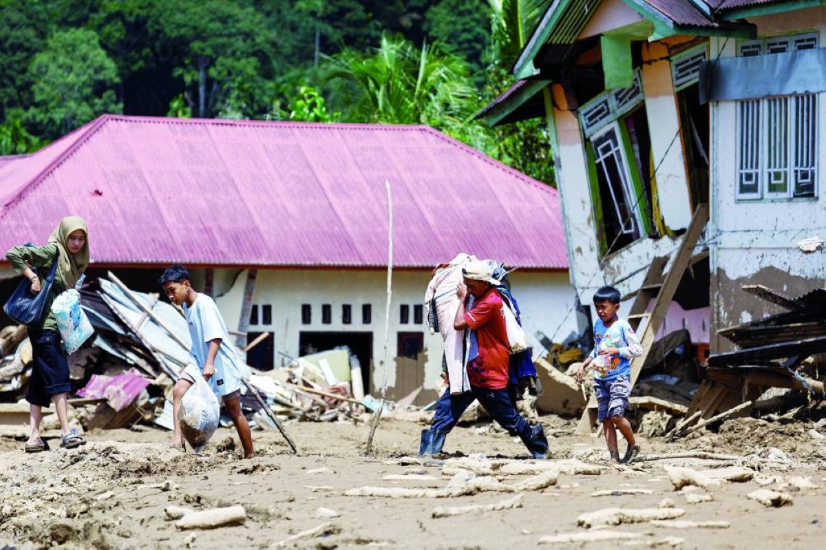 قلق من هطول أمطار جديدة في إندونيسيا وسريلانكا بعد فيضانات