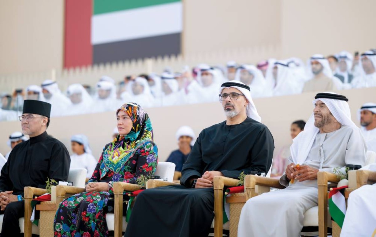  خالد بن محمد وسرور بن محمد خلال حضورهما الفعاليات 