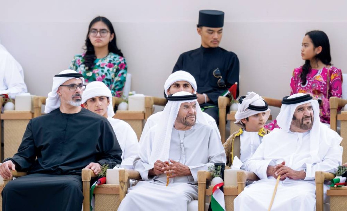  خالد بن محمد بن زايد وسيف وسرور بن محمد 