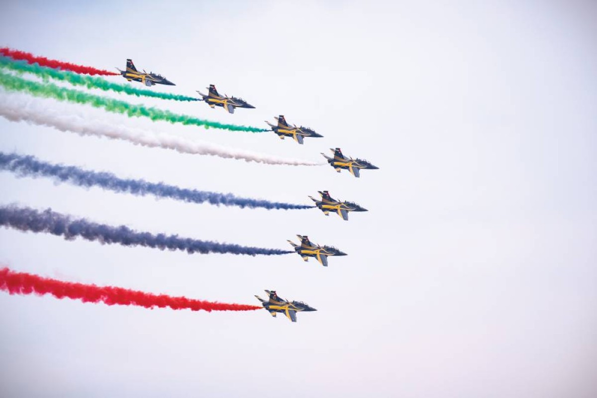  عروض جوية خلال المسيرة