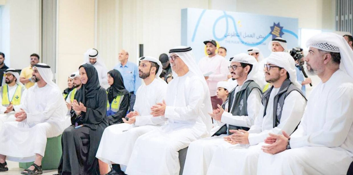 مغير الخييلي وأحمد الشامسي وجانب من حضور الفعالية