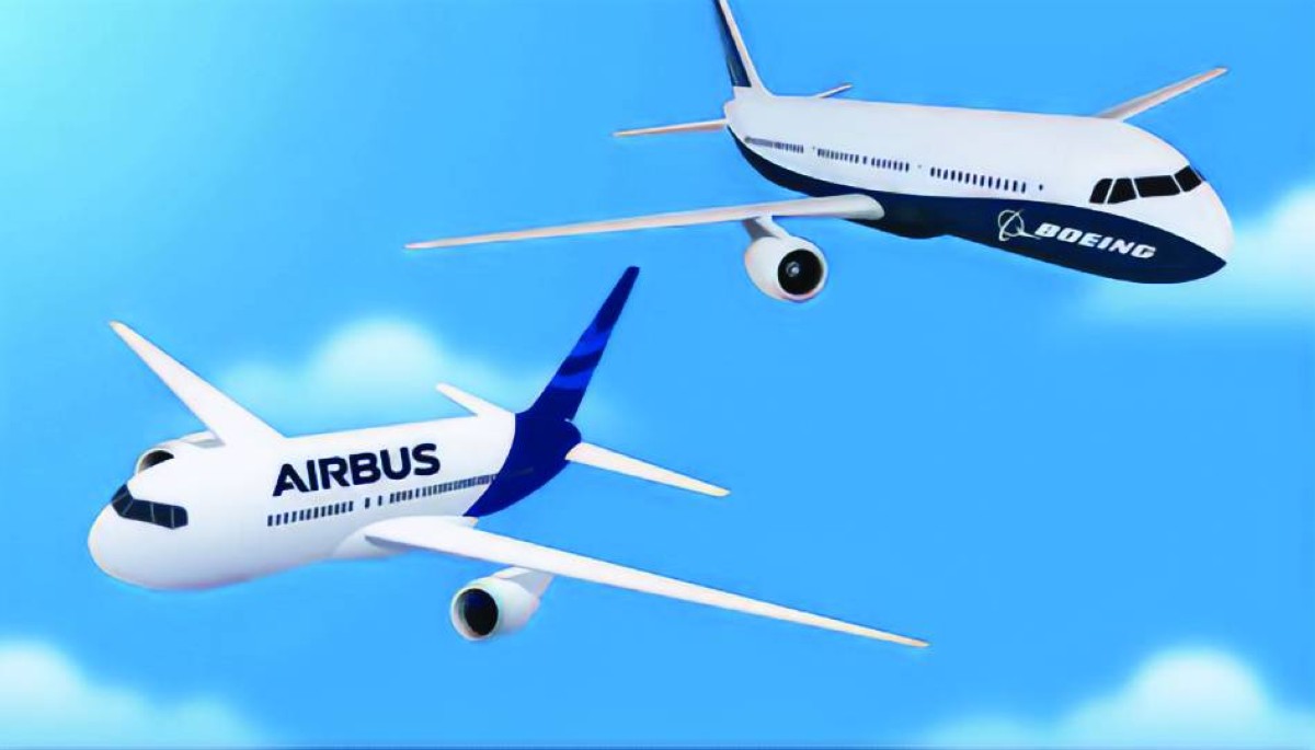 «بوينغ» و«إيرباص».. الأيام تدور بين عملاقي قطاع الطيران