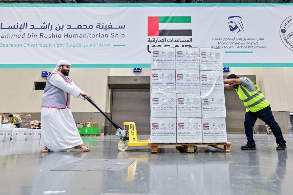 مروان بن غليطة: مشاركتنا في سفينة محمد بن راشد الإنسانية تجسد التزام الإمارات الدائم بنصرة المحتاجين