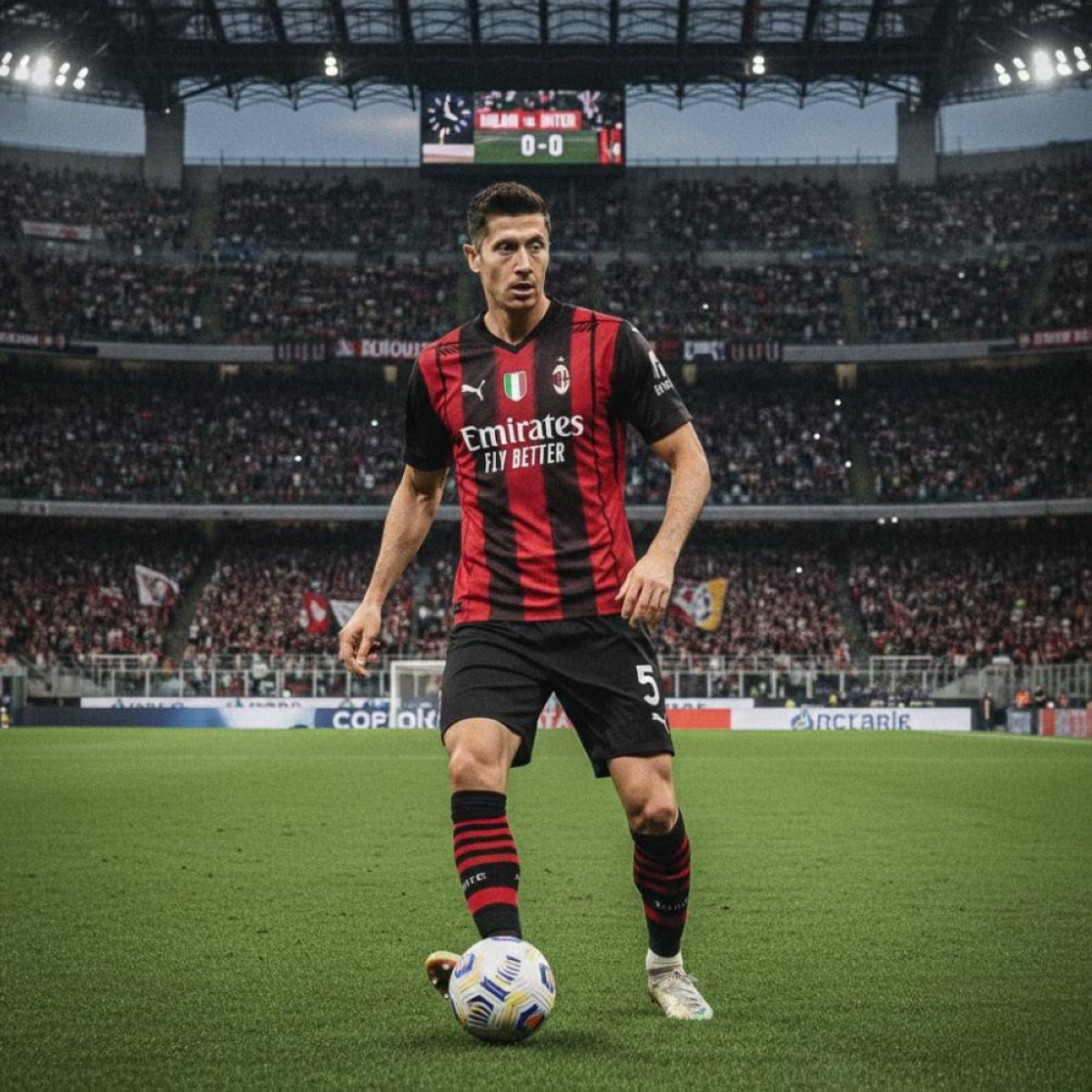 ميلان يتحرك رسميًا نحو ليفاندوفسكي