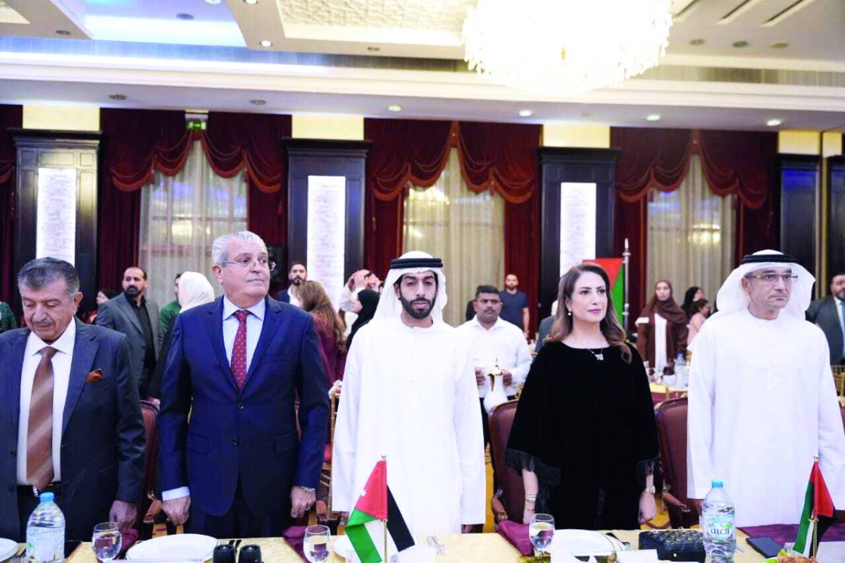 الجالية الأردنية في الإمارات تحتفل بعيد الاتحاد الـ54