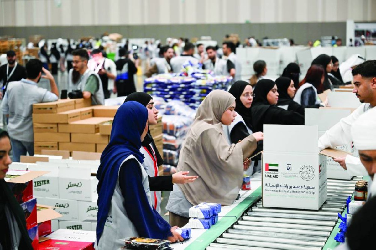 جهود إنسانية متواصلة تبذلها الإمارات لدعم الأشقاء في غزة