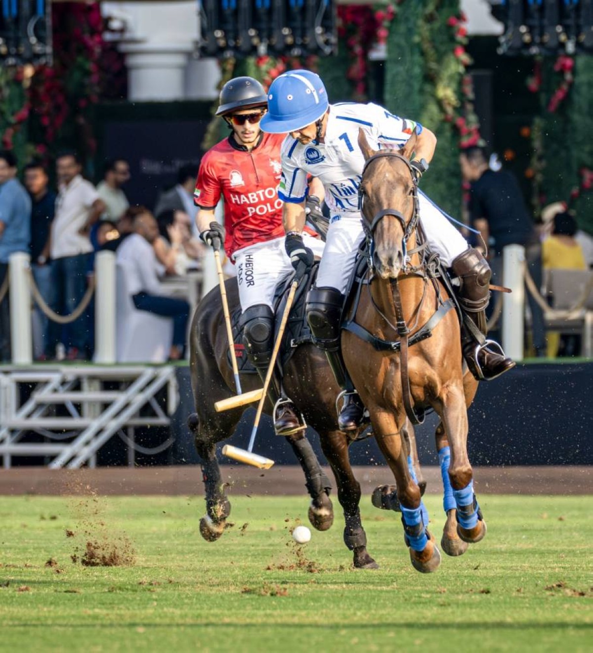 الحبتور والباشا في نهائي كأس ونستون تشرشل للبولو