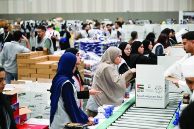 جهود إنسانية متواصلة تبذلها الإمارات لدعم الأشقاء في غزة