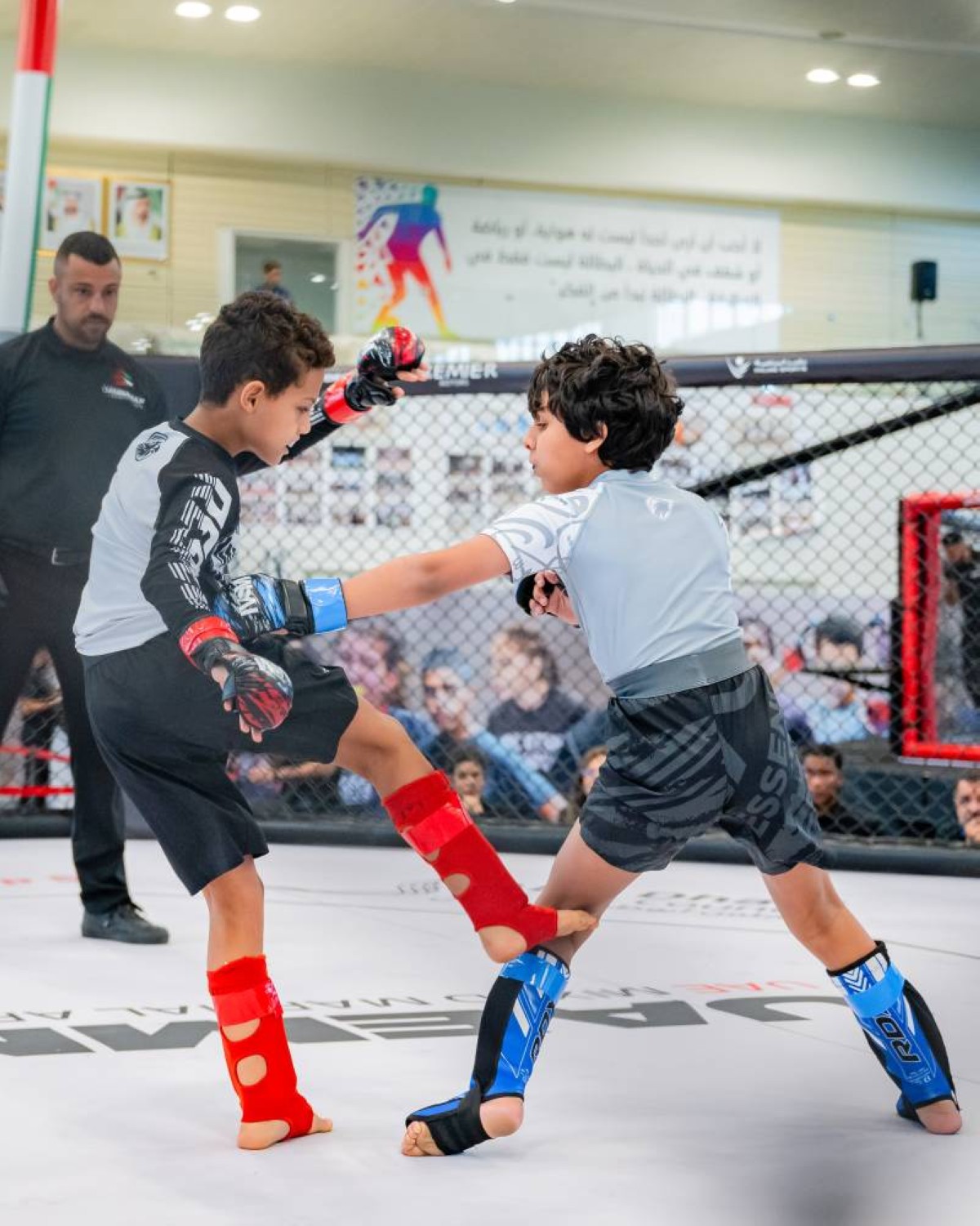 منافسات قوية في بطولة الإمارات الوطنية للفنون القتالية المختلطة