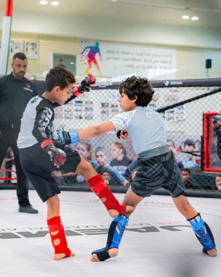 منافسات قوية في بطولة الإمارات الوطنية للفنون القتالية المختلطة