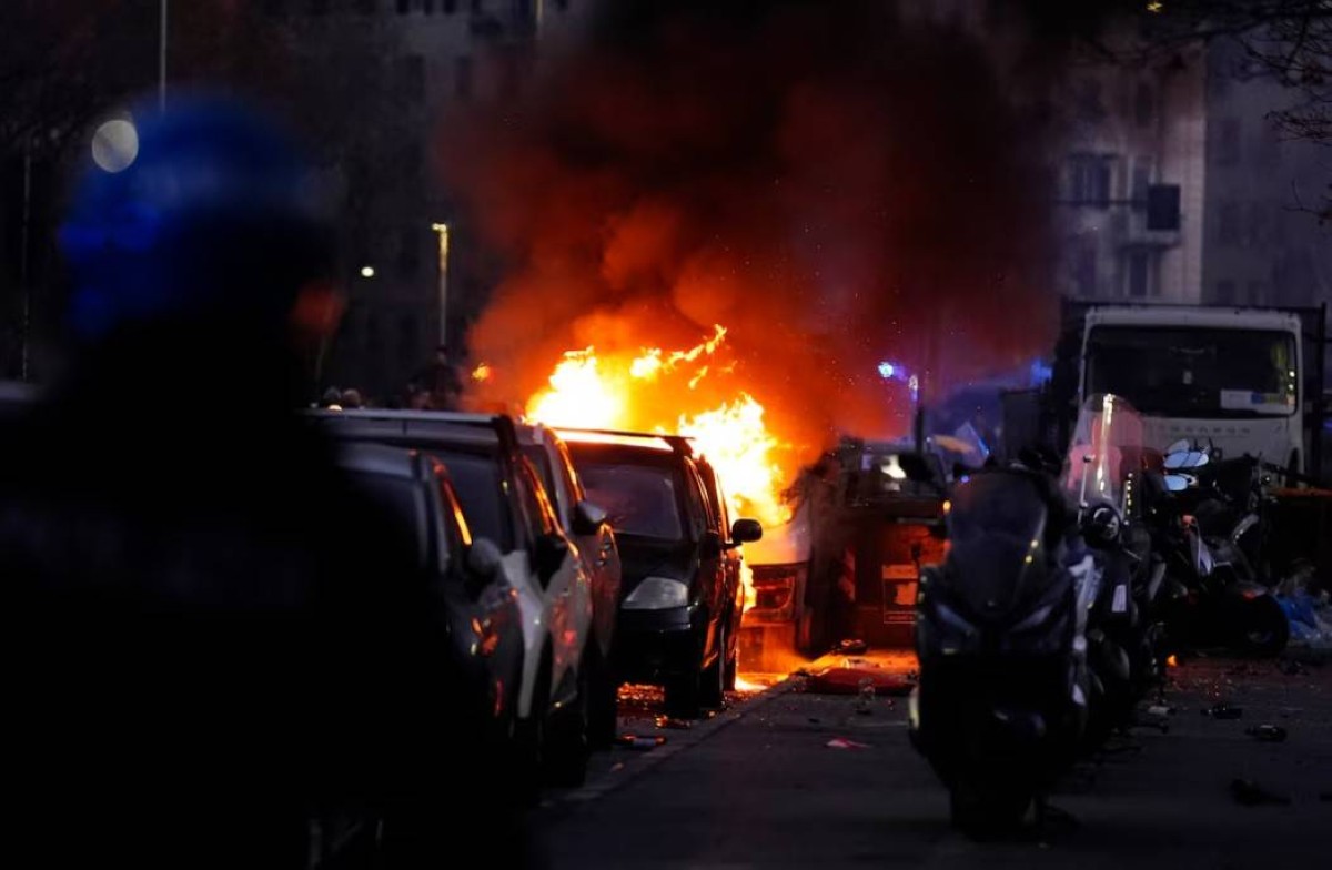 اشتباكات بين الجماهير قبل لقاء جنوة وإنتر بالدوري الإيطالي