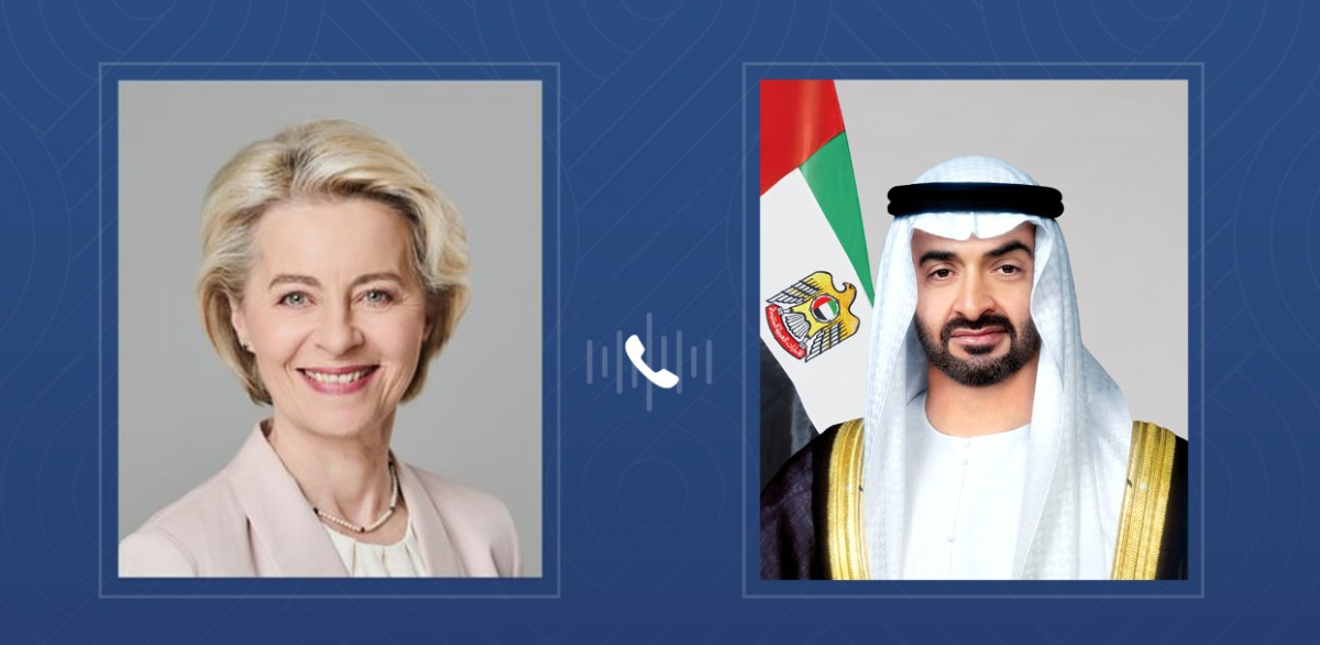 رئيس الدولة ورئيسة المفوضية الأوروبية يبحثان هاتفياً علاقات التعاون وأهمية إطلاق المفاوضات رسمياً بشأن اتفاقية الشراكة الاستراتيجية