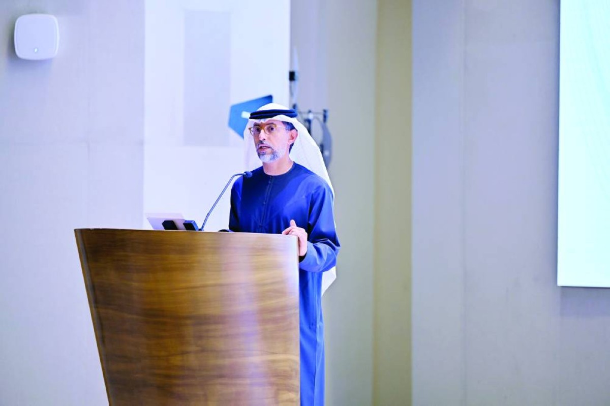 سهيل المزروعي يلقي كلمته في افتتاح منتدى الإمارات للطاقة 2025
