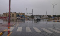 أمطار غزيرة تهطل على الفجيرة وانخفاض في درجات الحرارة