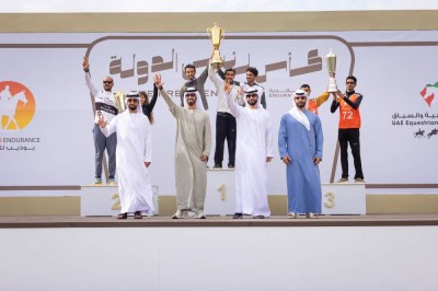 "إسطبلات زعبيل" تحصد كأس صاحب السمو رئيس الدولة للقدرة لمسافة 100 كم
