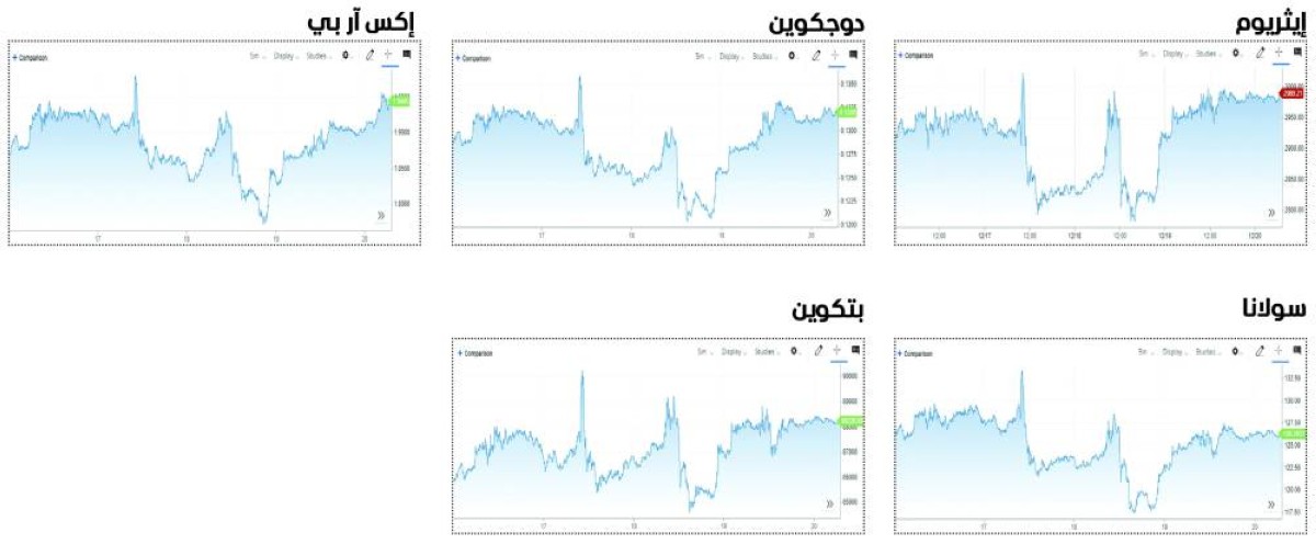 أداء سلبي وتراجعات جماعية للعملات المشفرة في أسبوع