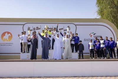 الفارس منصور الحمادي يحصد كأس صاحب السمو رئيس الدولة لعمالقة القدرة