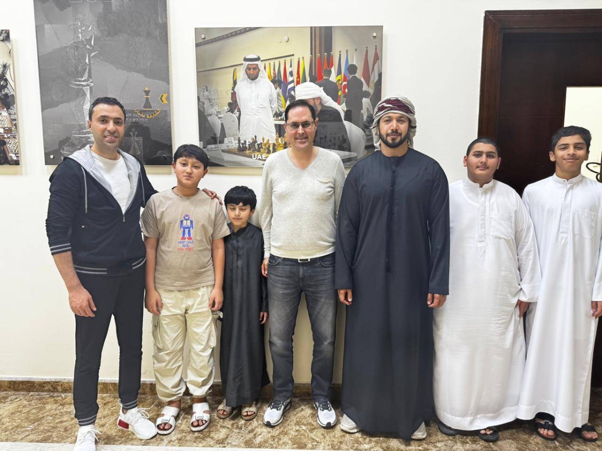 120 لاعباً في المعسكر الشتوي للشطرنج بالشارقة